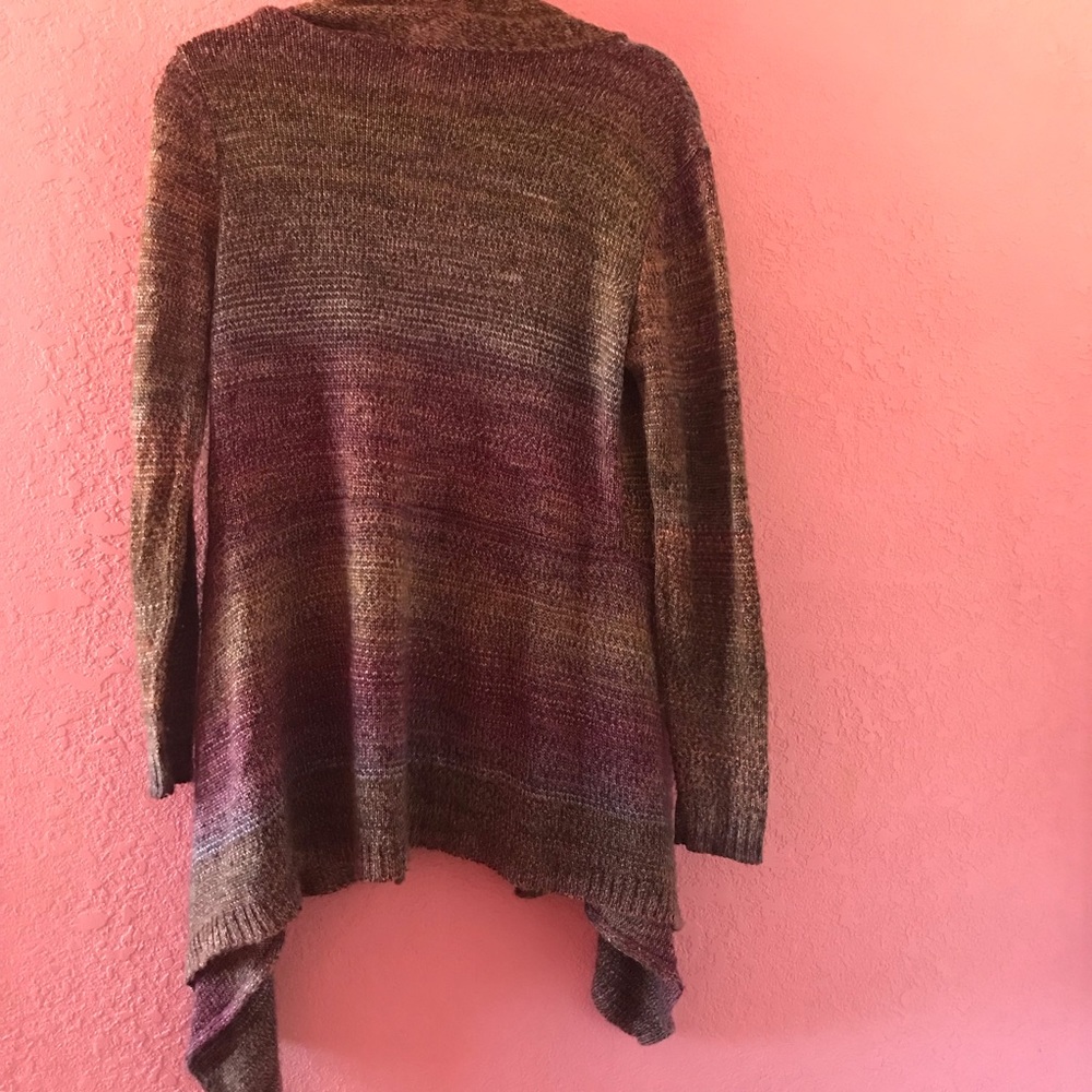 American Rag Multicolor Open-Front Cardigan - Picture 2 of 4